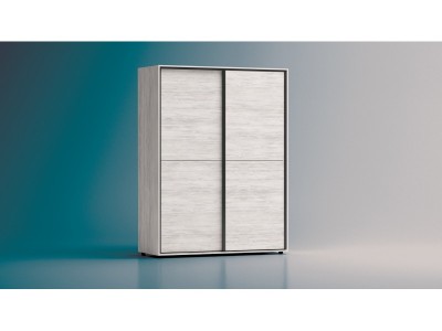 Ντουλάπα με συρόμενες πόρτες Apolo 4 (blanco δρυς )